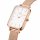 Daniel Wellington hodinky Quadro Pressed Mesh Rose gold/White