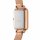 Daniel Wellington hodinky Quadro Pressed Mesh Rose gold/White