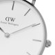 Daniel Wellington hodinky Petite Sterling 28 mm Silver