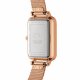 Daniel Wellington hodinky Quadro Pressed Mesh Rose gold/White